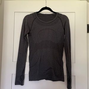 Black lululemon long sleeve top